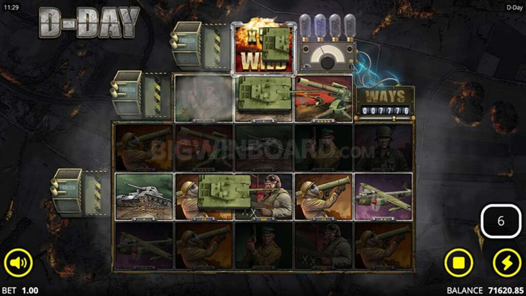 D-Day  slot from Nolimit City Gameplay