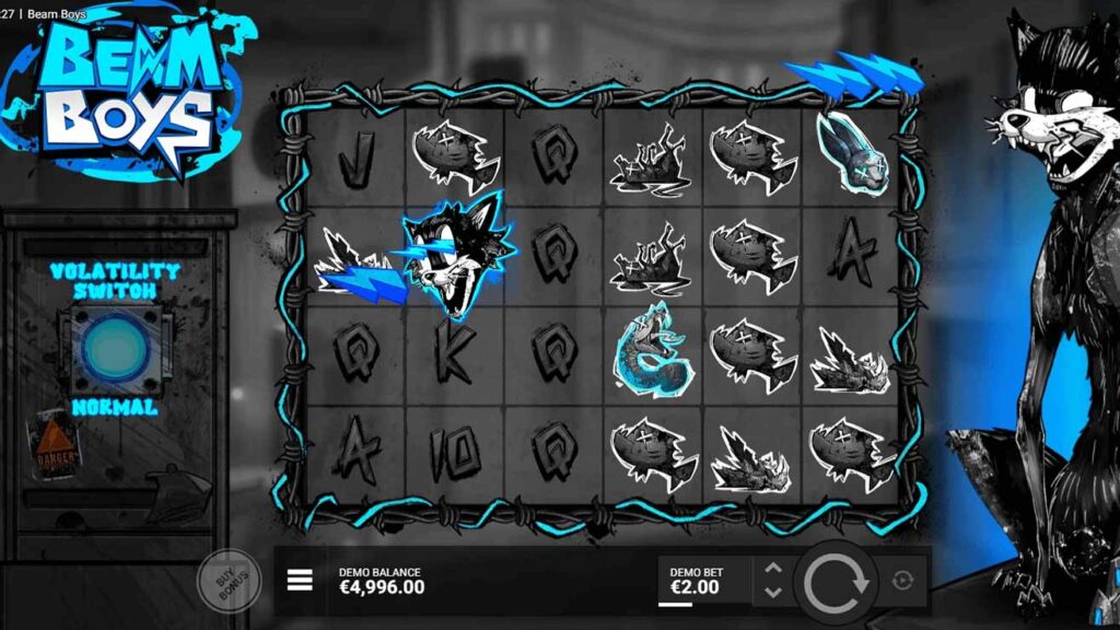 Volatility Switch on Beam Boys slot from Hacksaw Games